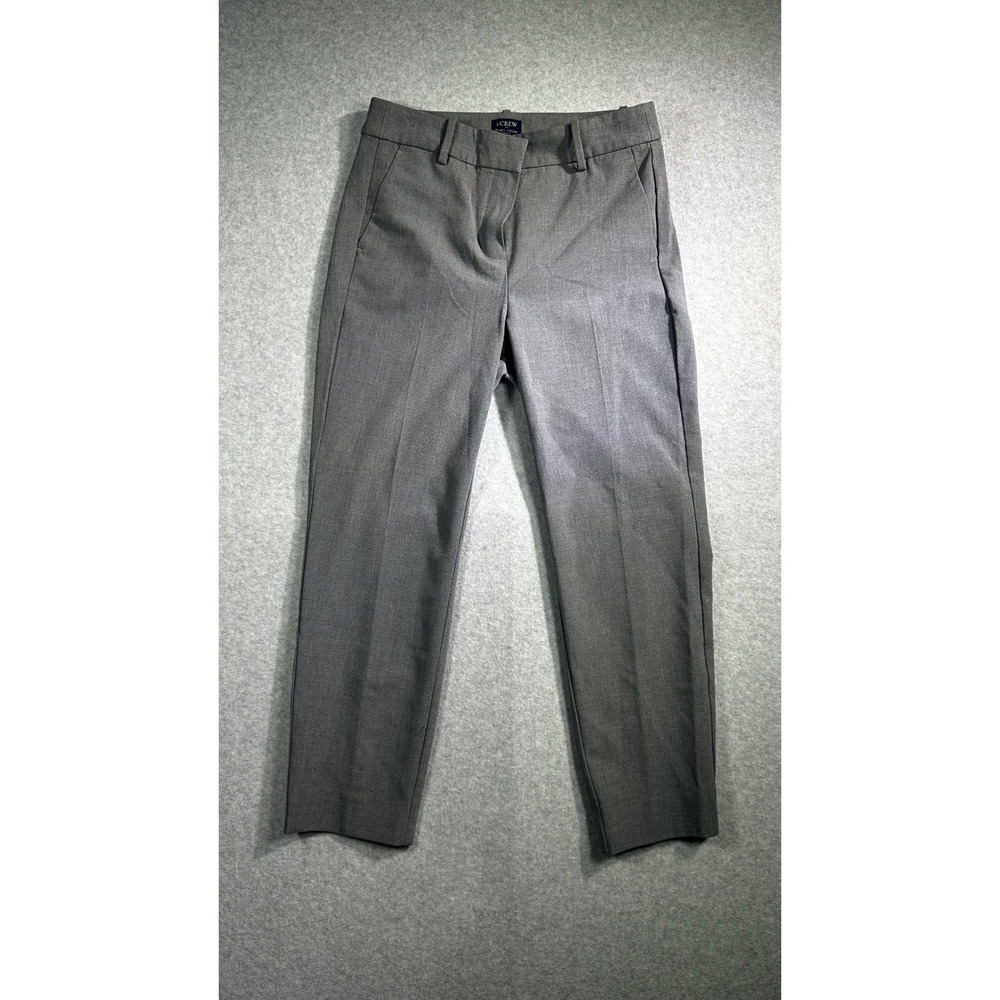 J.Crew Ruby Crop Pant Heather Gray Business Work Trousers Size 6P